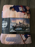 48"x60" Crossing the Charles Classic New England Patriot Sherpa Throw