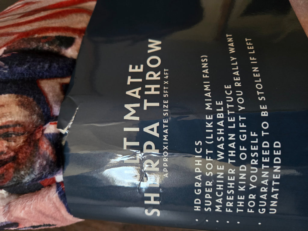 48"x60" Crossing the Charles Classic New England Patriot Sherpa Throw