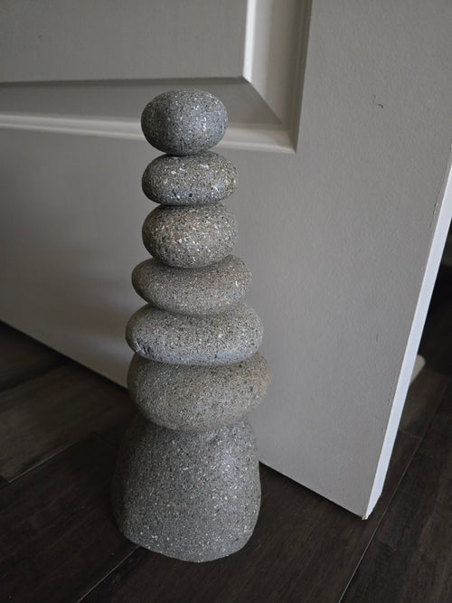 12" Stacked Zen Garden Rocks