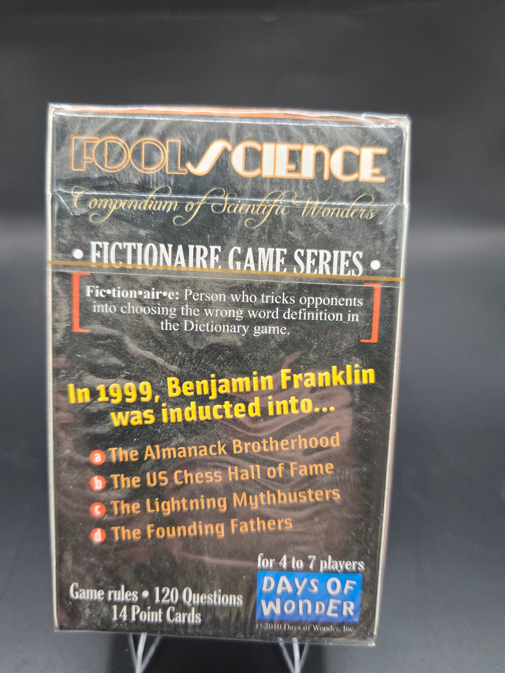 Fool Science Compendium of Scientific Wonders Card Game