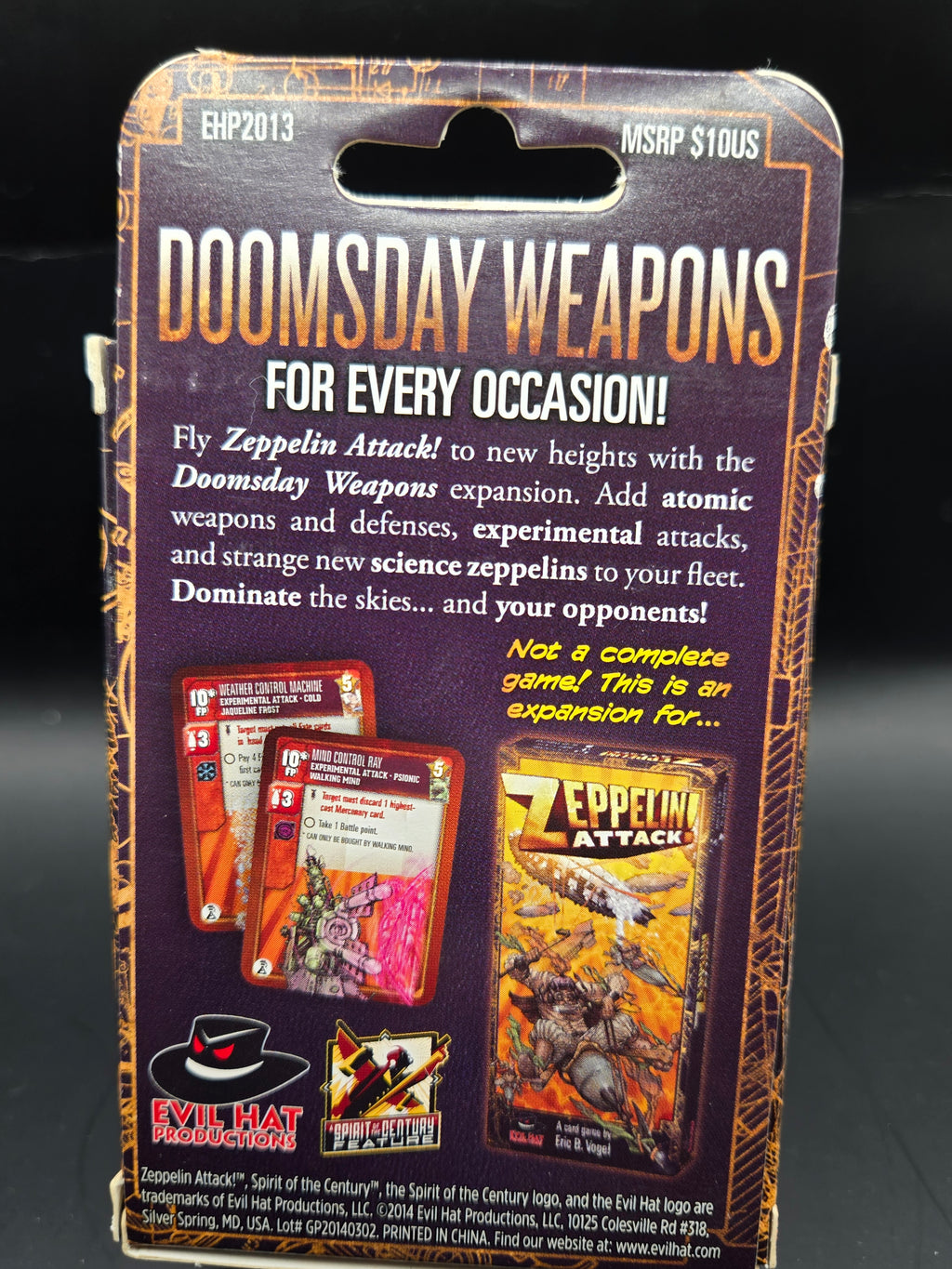Zeppelin Attack Doomsday Weapons Expansion