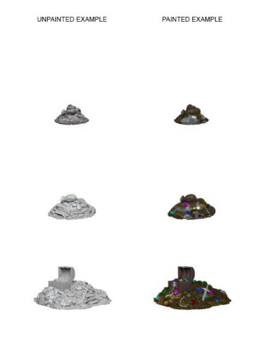 WizKids Deep Cuts Unpainted Miniatures: Treasure Piles
