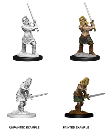 Pathfinder Battles Deep Cuts Unpainted Miniatures: Male Human Barbarian