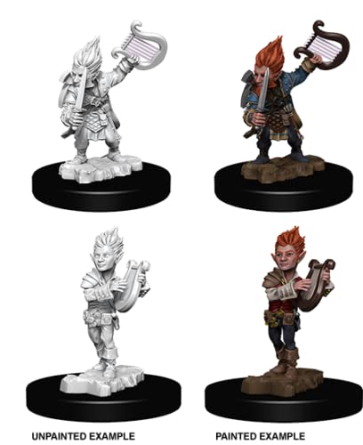 Pathfinder Battles Deep Cuts Unpainted Miniatures: Gnome Male Bard