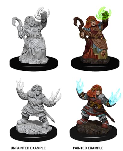 Pathfinder Battles Deep Cuts Unpainted Miniatures: Female Dwarf Summoner