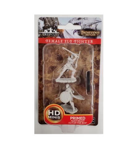 Pathfinder Battles Deep Cuts Unpainted Miniatures: Female Elf Fighter