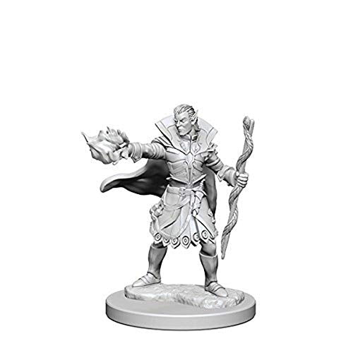 Pathfinder Battles Deep Cuts Unpainted Miniatures: Elf Male Sorcerer