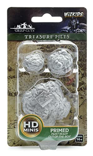 WizKids Deep Cuts Unpainted Miniatures: Treasure Piles