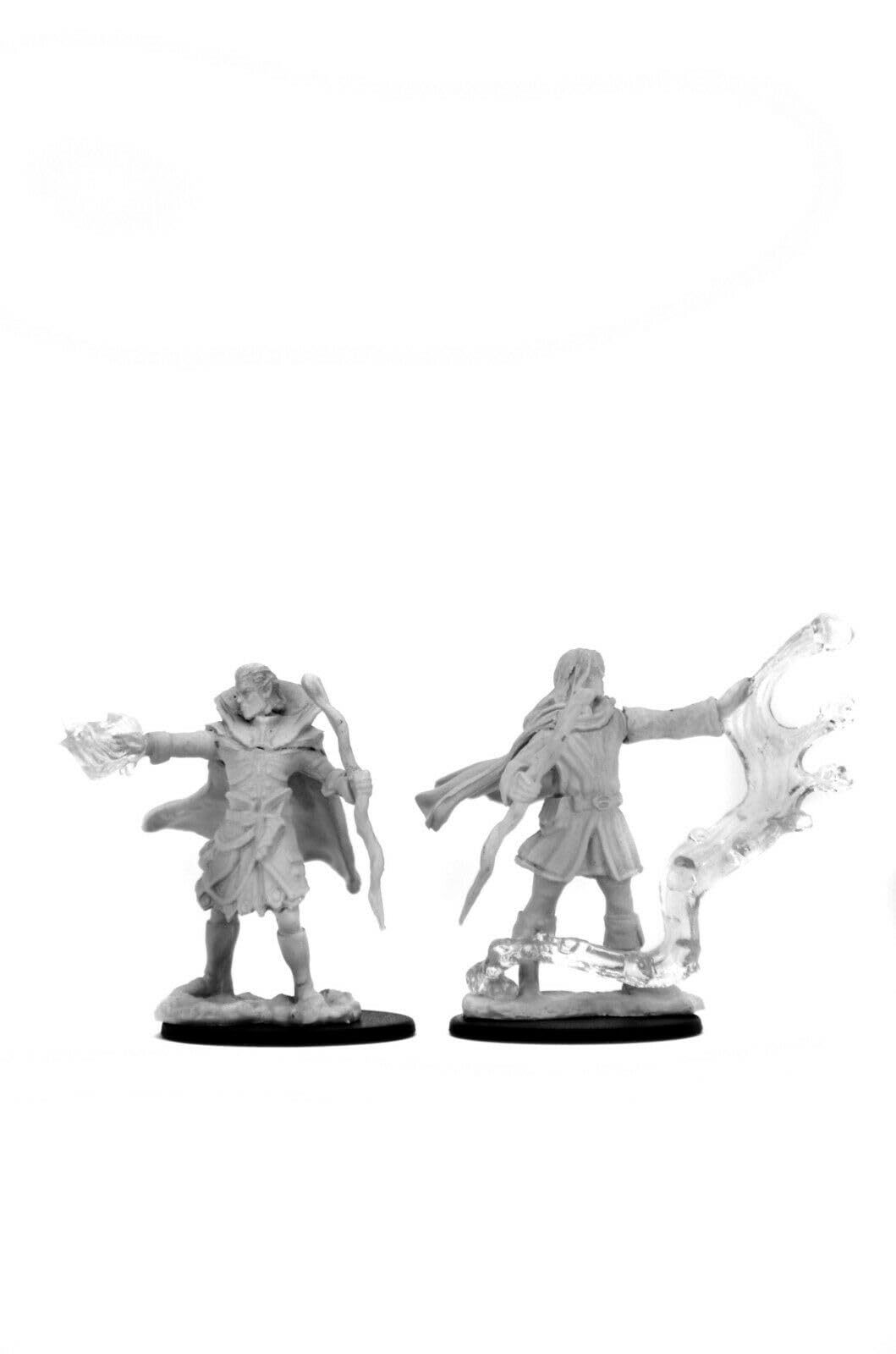 Pathfinder Battles Deep Cuts Unpainted Miniatures: Elf Male Sorcerer