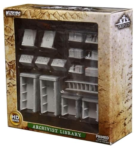 Deep Cuts Unpainted Miniatures: Archivist Library