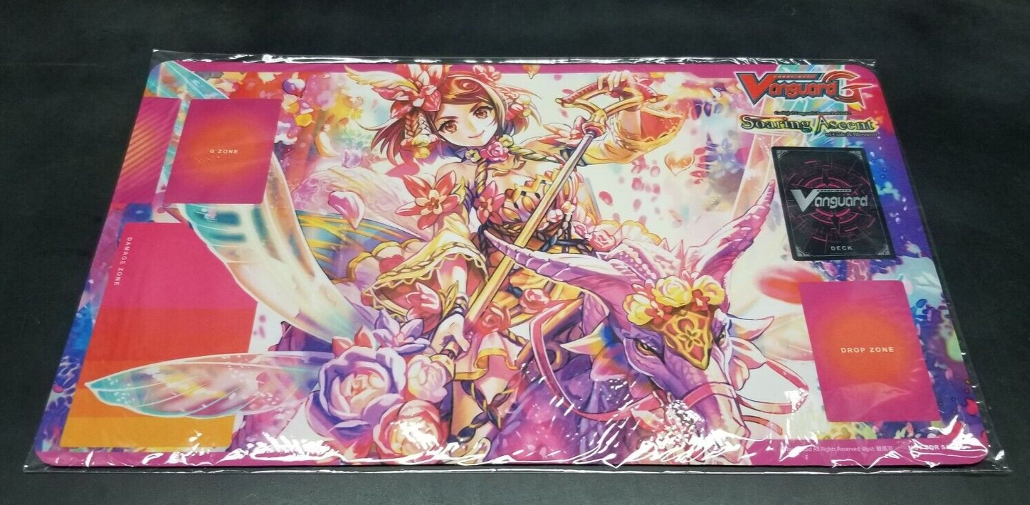 Cardfight Vanguard Soaring Ascent of Gale & Blossom Sneak Peak Playmat NEW