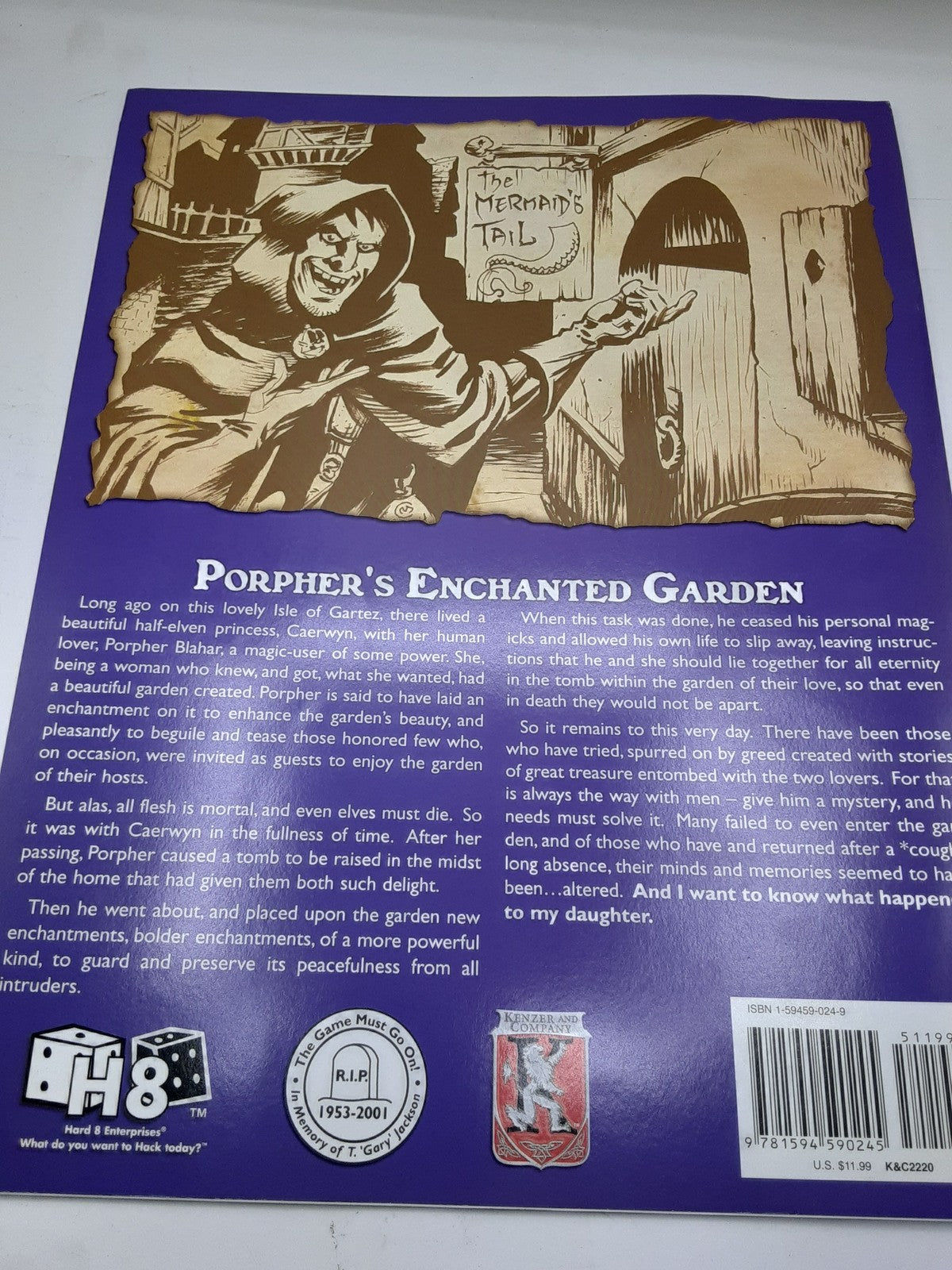 H8 Kenzer And Company FlackMaster Fourth Edition Porpher's Enchanted Garden UK1