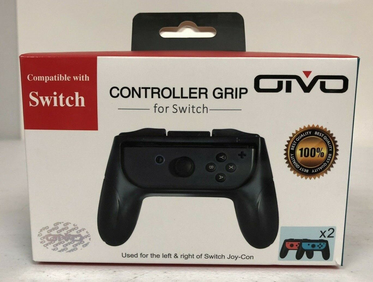 Controller Grip for Switch Joy-Con 2 Pack - Blue & Red (Ovio) NIB Free Shipping