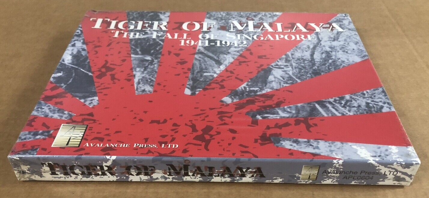 Tiger of Malaya Fall of Singapore 1941-1942 Campaign Game Avalanche Press NIB