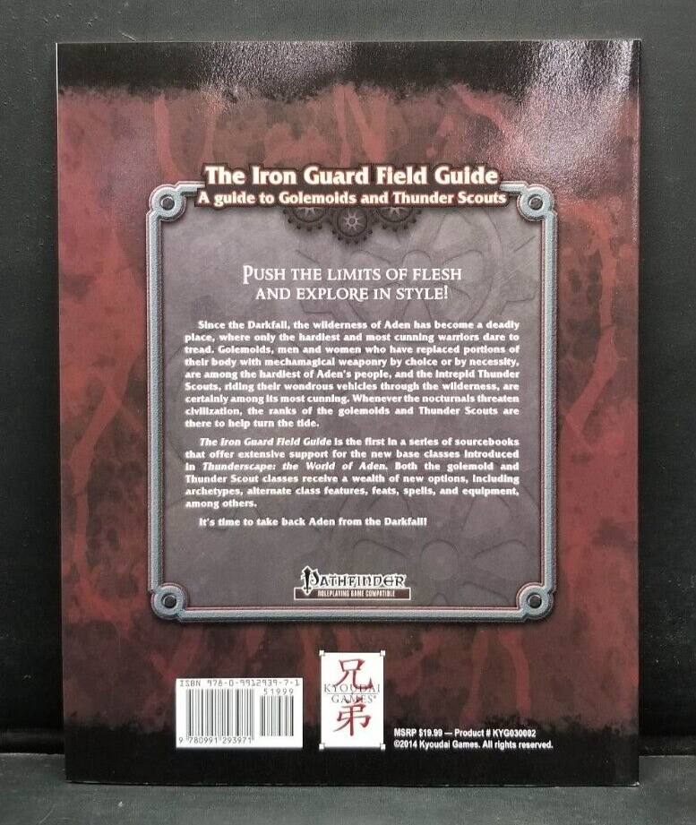 Thunderscape The World of Aden The Iron Guard Field Guide Pathfinder RPG