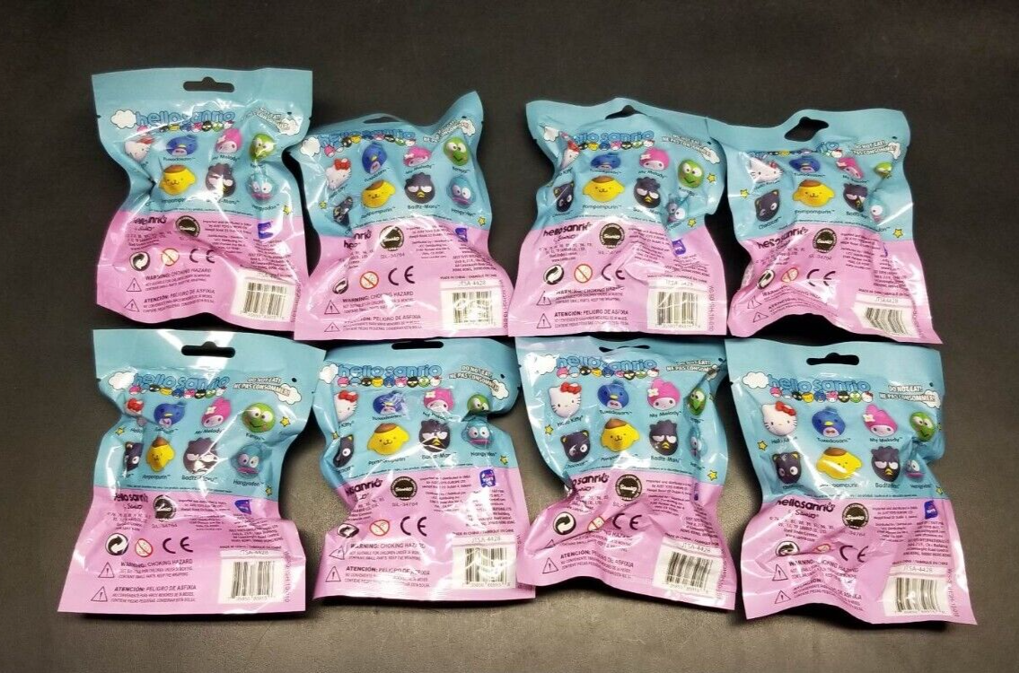 Hello Sanrio Squishme Series 2 Lot Collection of 8 NEW SEALED Packs