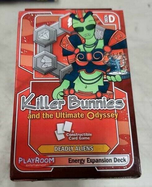 Killer Bunnies Ultimate Odyssey Deadly Aliens Energy Expansion Deck D NIB