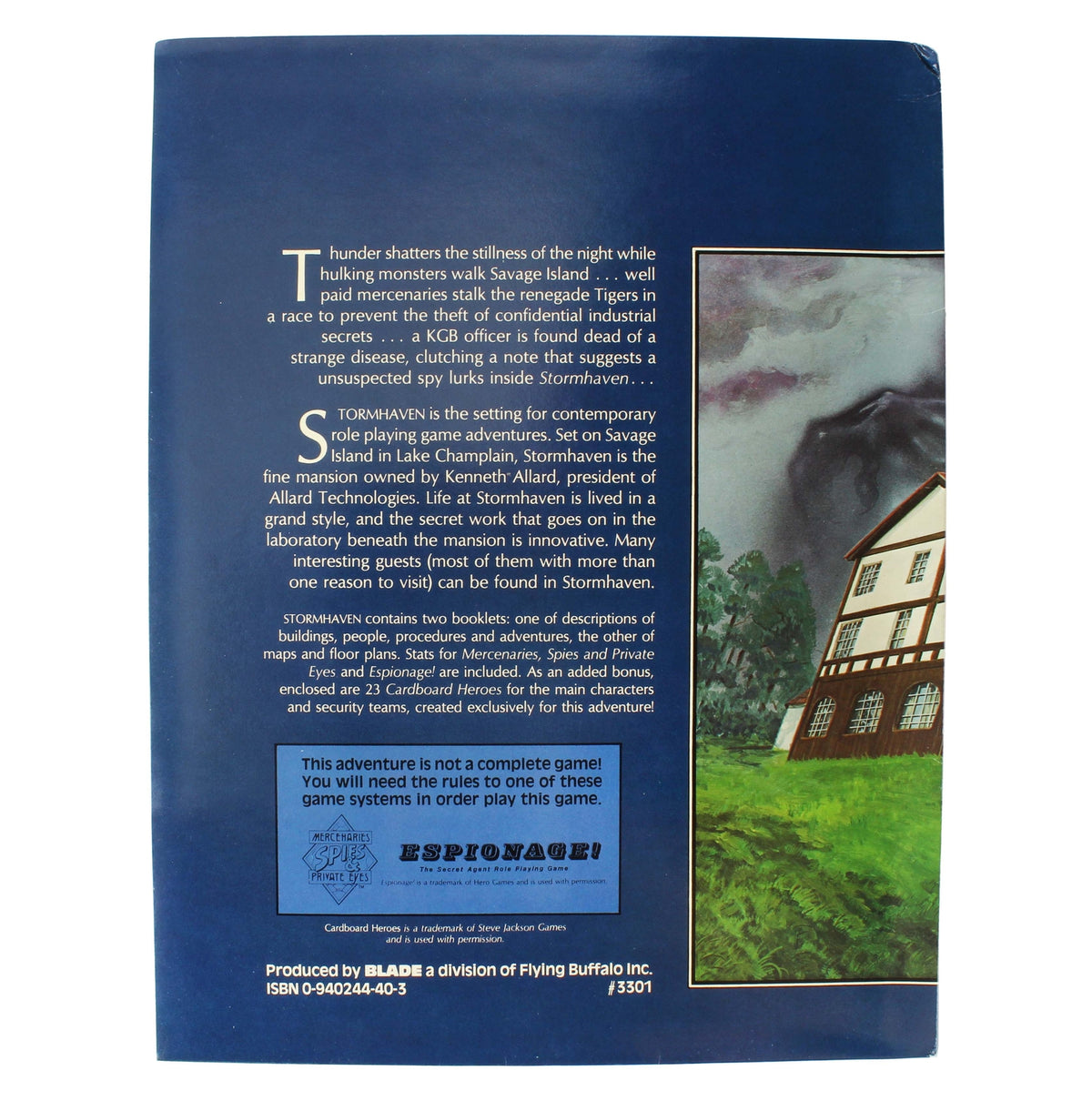 Mercenaries, Spies & Private Eyes: Stormhaven (GM Adventure)