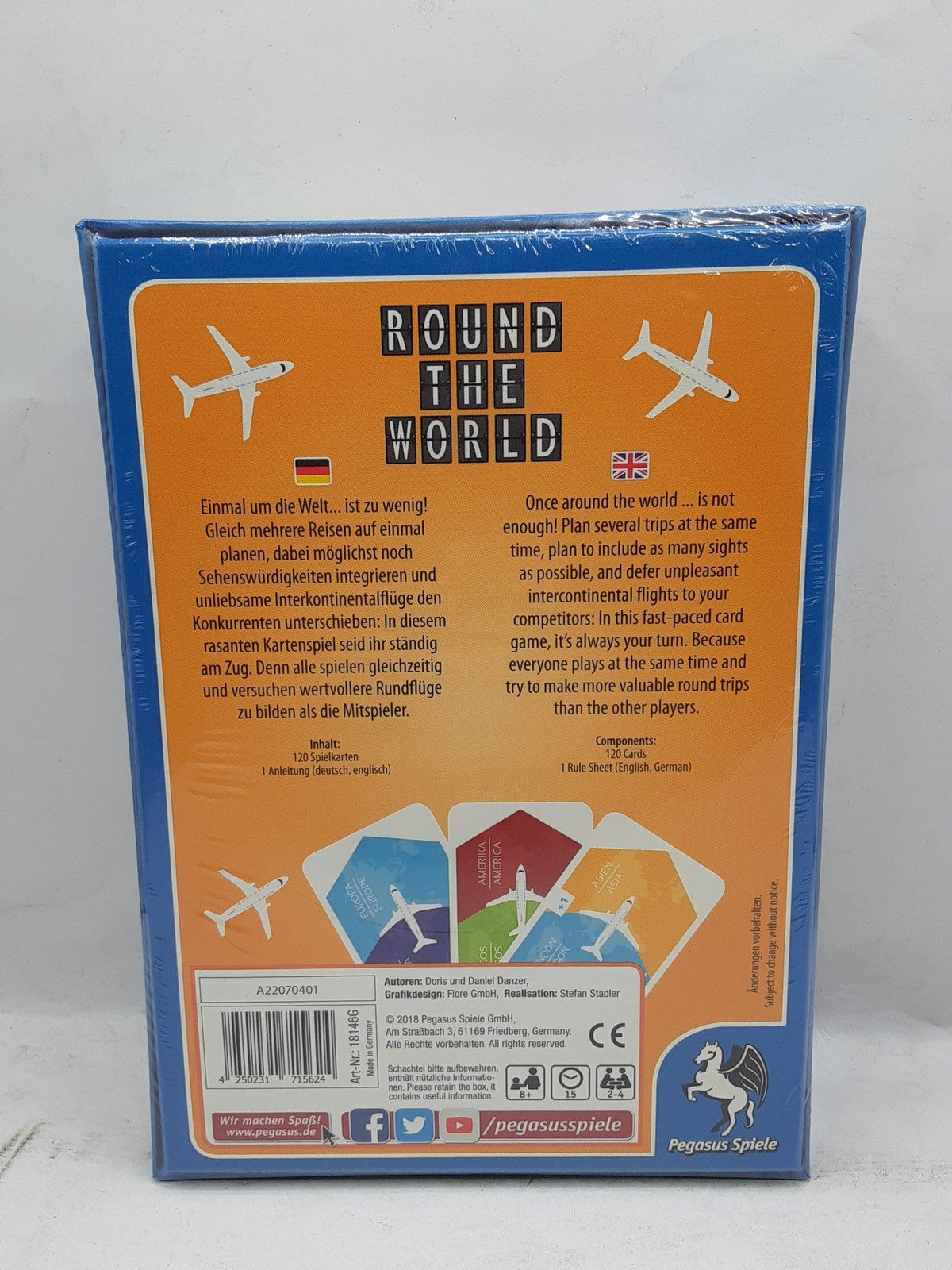Pegasus Spiele - Round the World Board Game