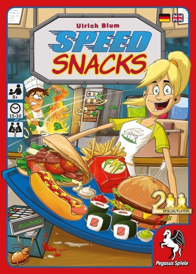 Speed Snacks Pegasus Spiele Card Game BRAND NEW SEALED FUN English/German