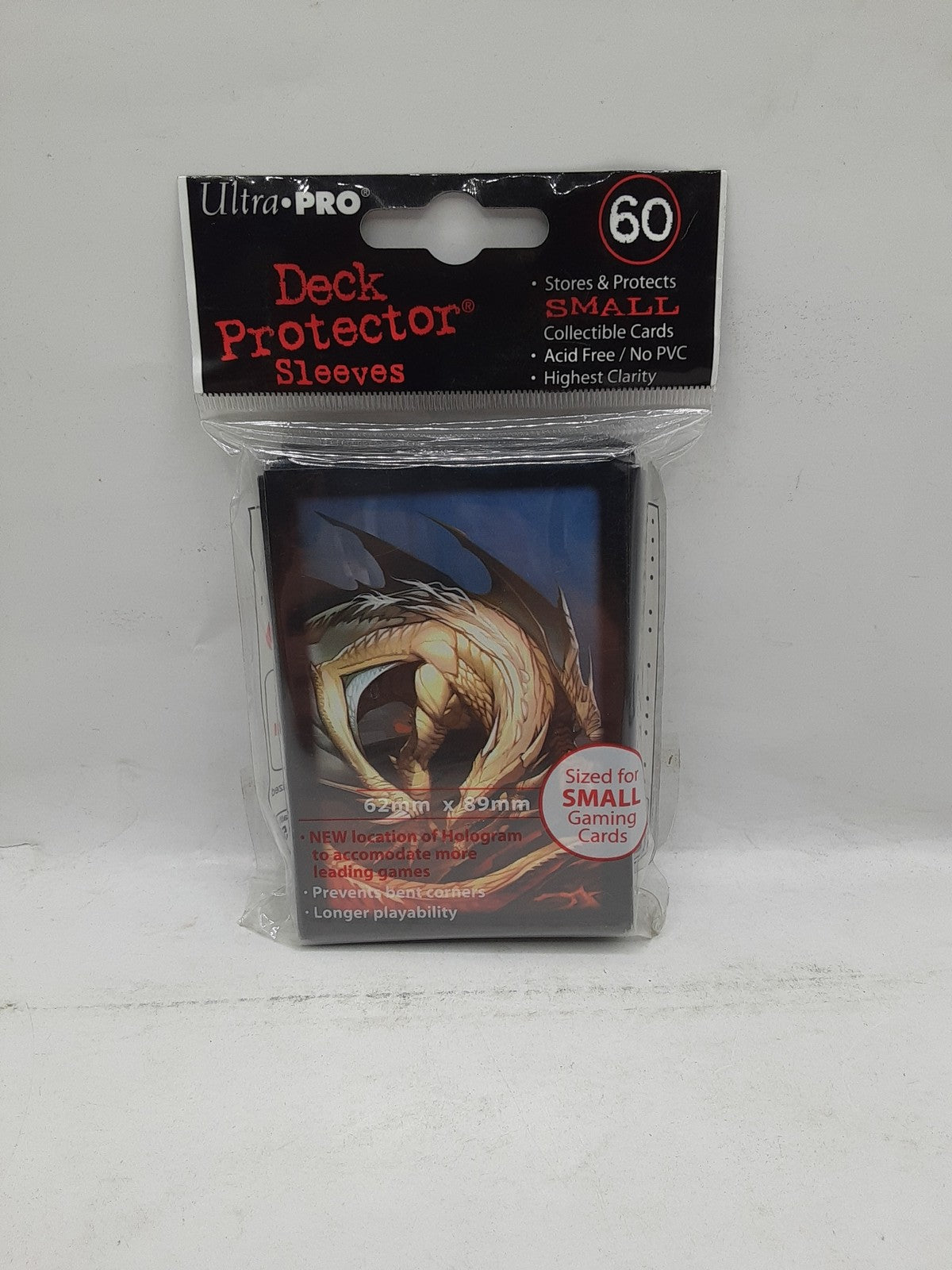 Ultra Pro Deck Protector Sleeves 62mm x 89mm Dragon Design