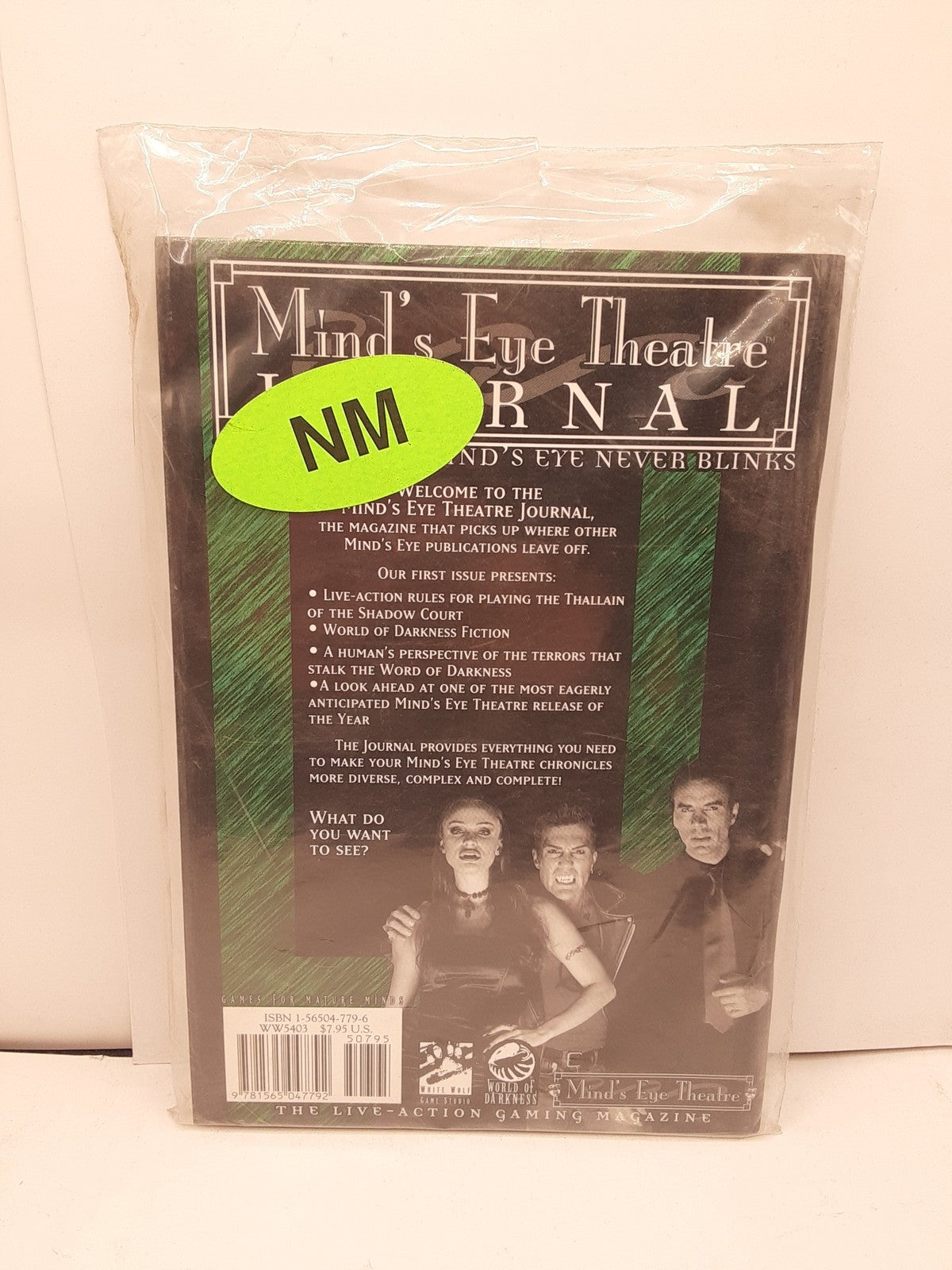 Mind's Eye Theatre Journal Because The Mind's Eye Never Blinks