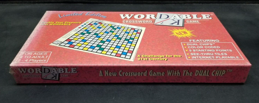Wordable Crossword Game Limited Edition SUNFADED BOX