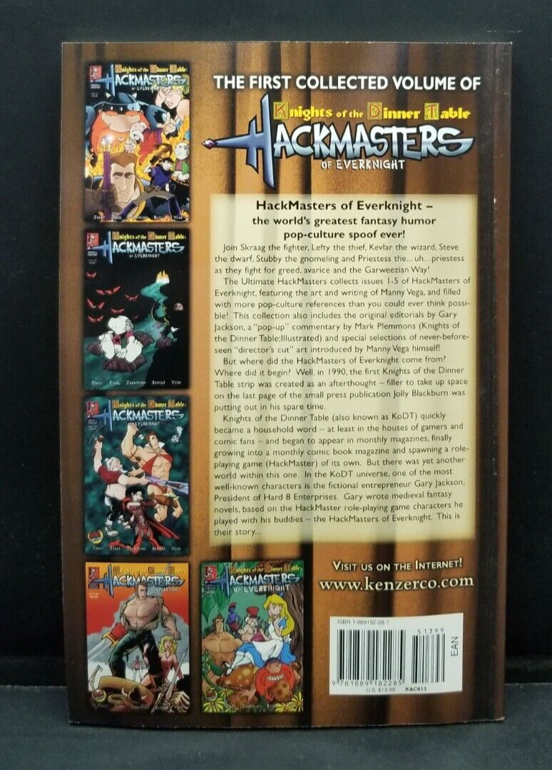 Knights Of The Dinner Table Hackmasters Of Everknight Ultimate HackMasters WORN