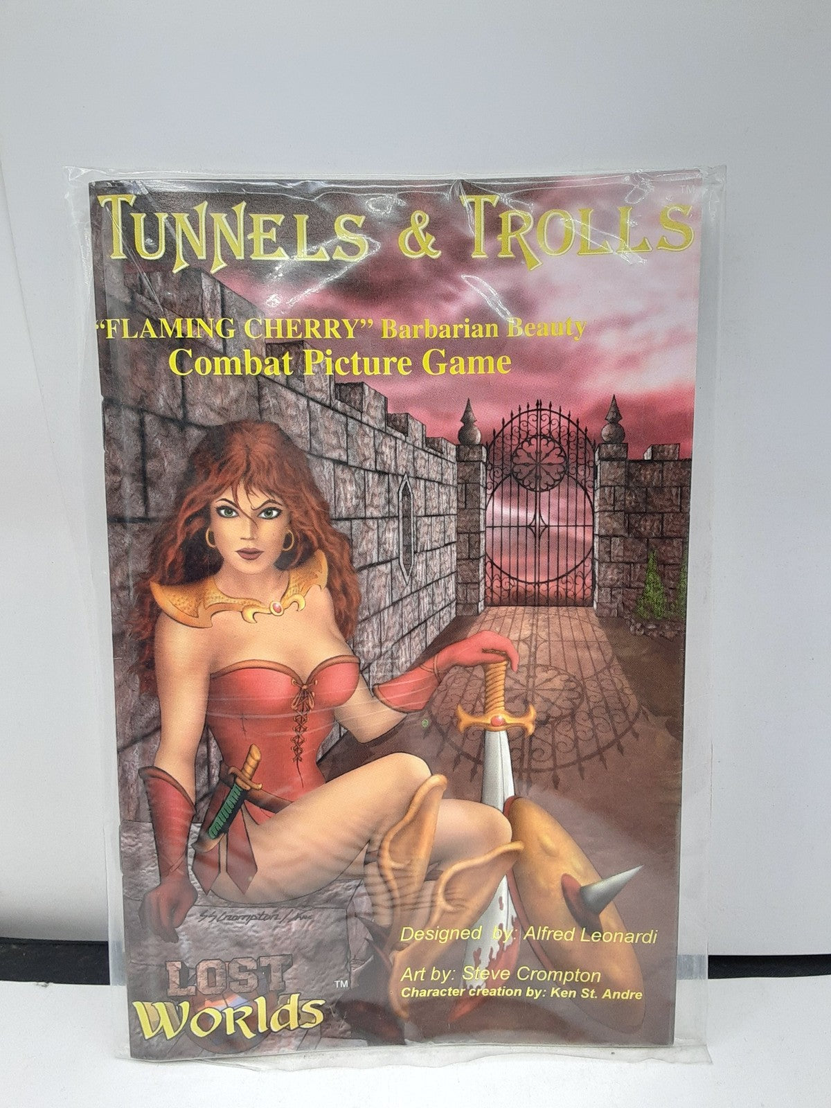 Tunnels & Trolls - "Flaming Cherry" Barbarian Beauty - Lost Worlds Combat