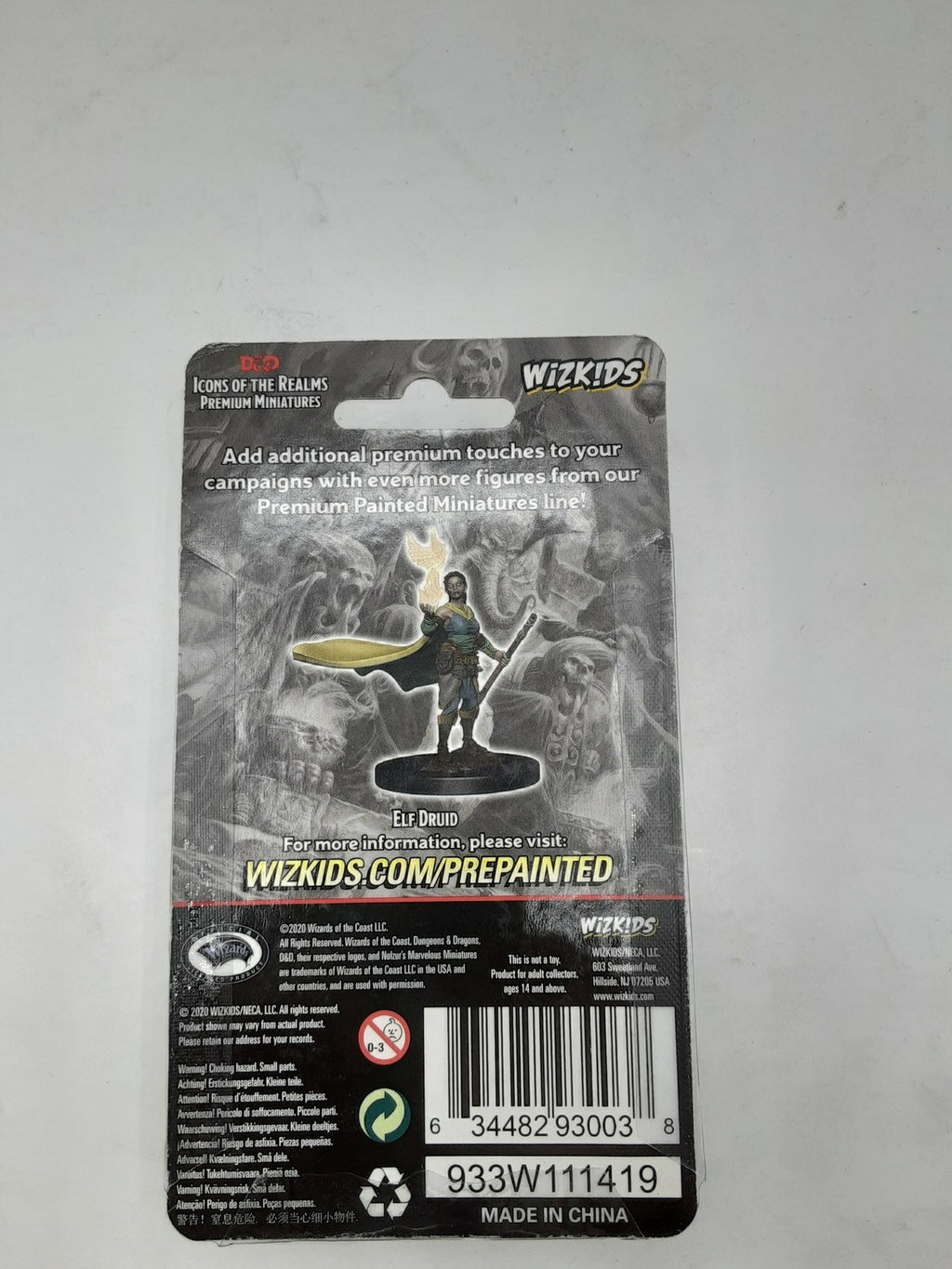 Dungeons and Dragons Icons of the Realms Premium Miniatures Elf Druid (NEW)
