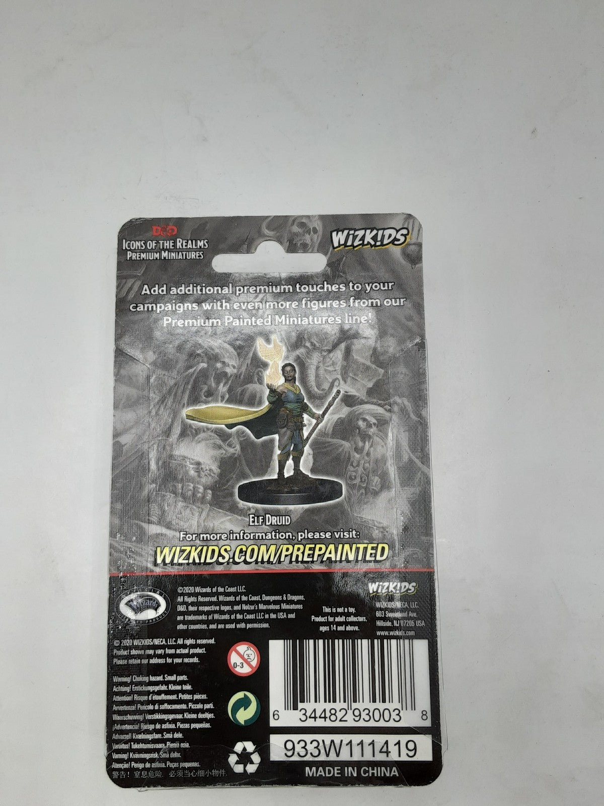 Dungeons and Dragons Icons of the Realms Premium Miniatures Elf Druid (NEW)