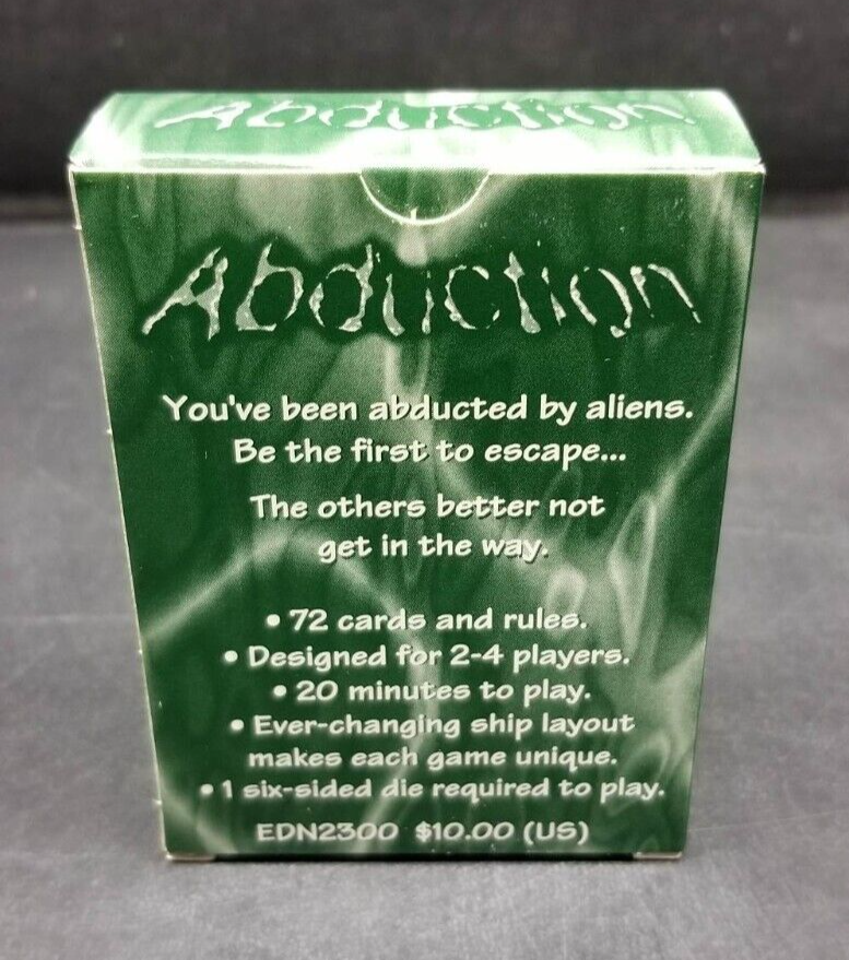 Eden Studios Conspiracy X Abduction NEW