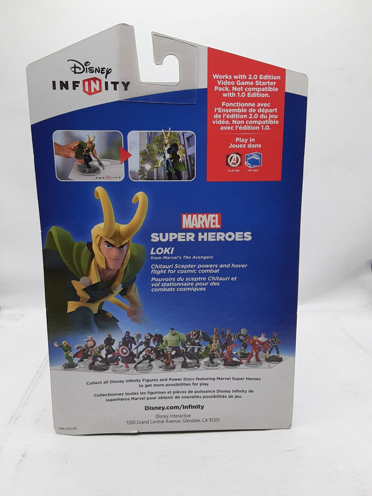 2014 Disney Infinity 2.0 Edition Loki (Never Used) Marvel Super Heroes