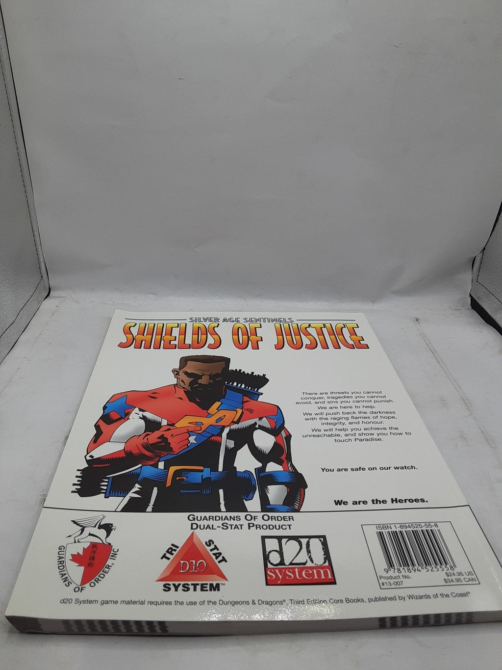 Silver Age Sentinels: Shields of Justice RPG NEW