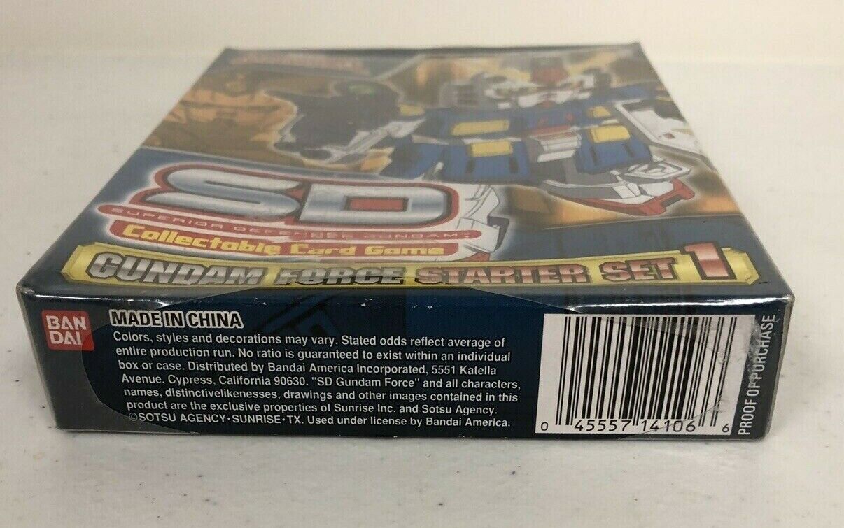 Gundam Force Starter Set 1 Superior Defender Collectable Card Game CCG NIB