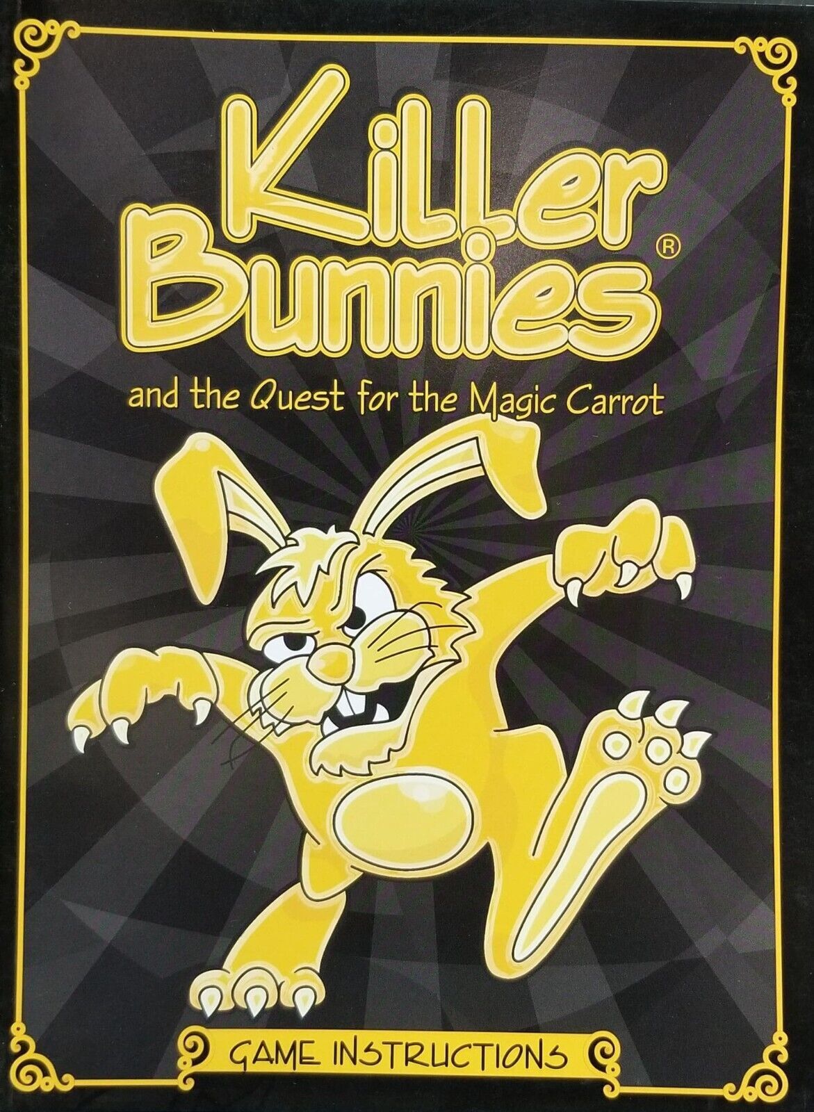 Killer Bunnies and the Quest for the Magic Carrot Rule Book Game Instructions