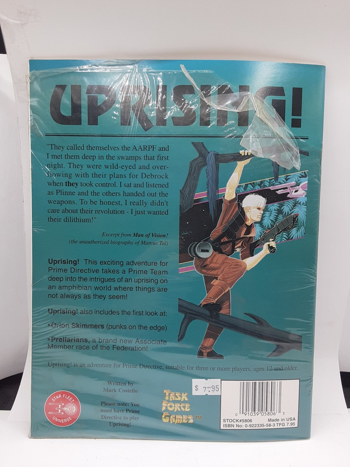 Task Force Games Star Fleet Universe Uprising An Adventure For Prime Detective