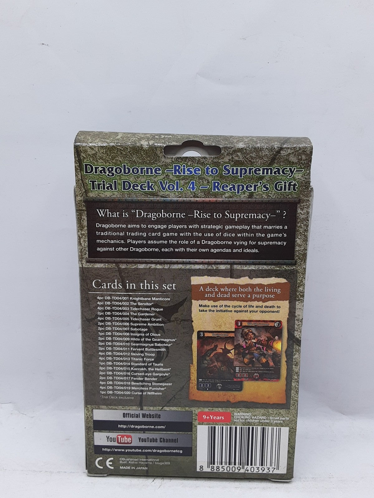 Bushiroad Dragoborne Reaper's Gift Trial Deck Vol. 4 53 Cards