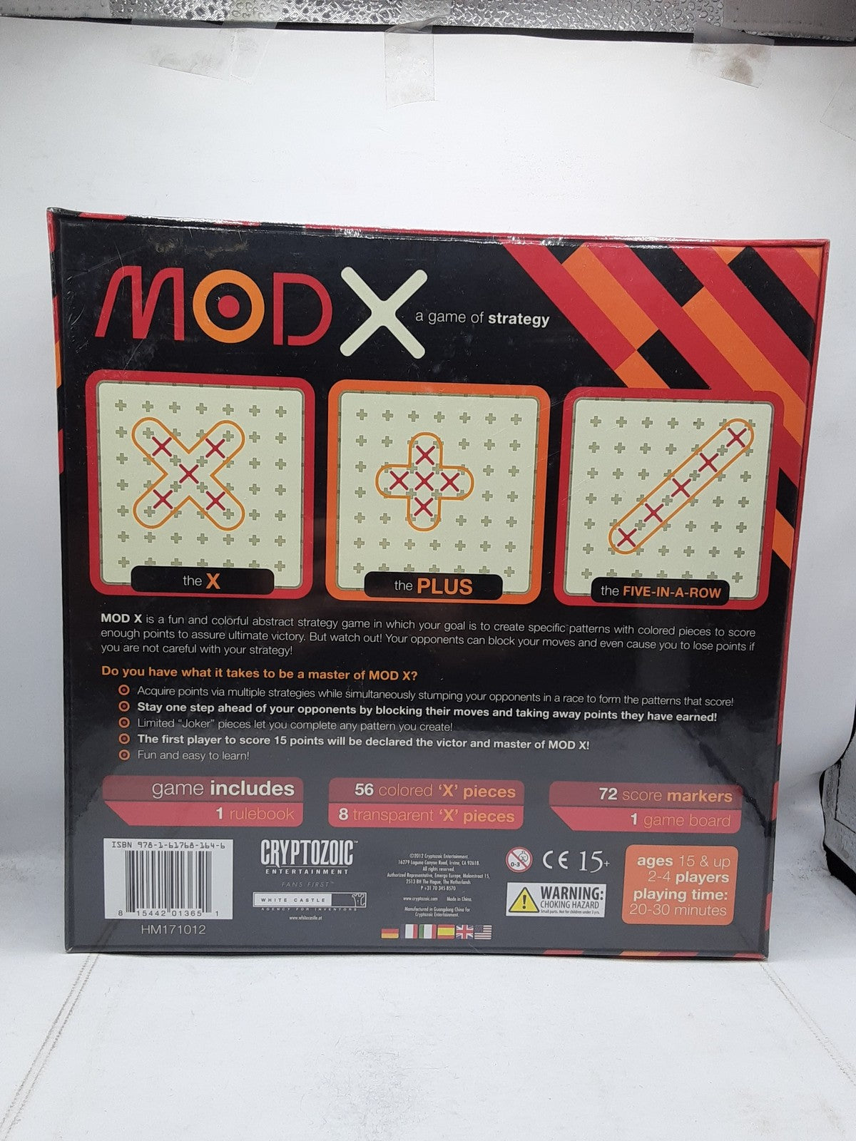 Cryptozoic Entertainment: Mod X - A Game of Strategy