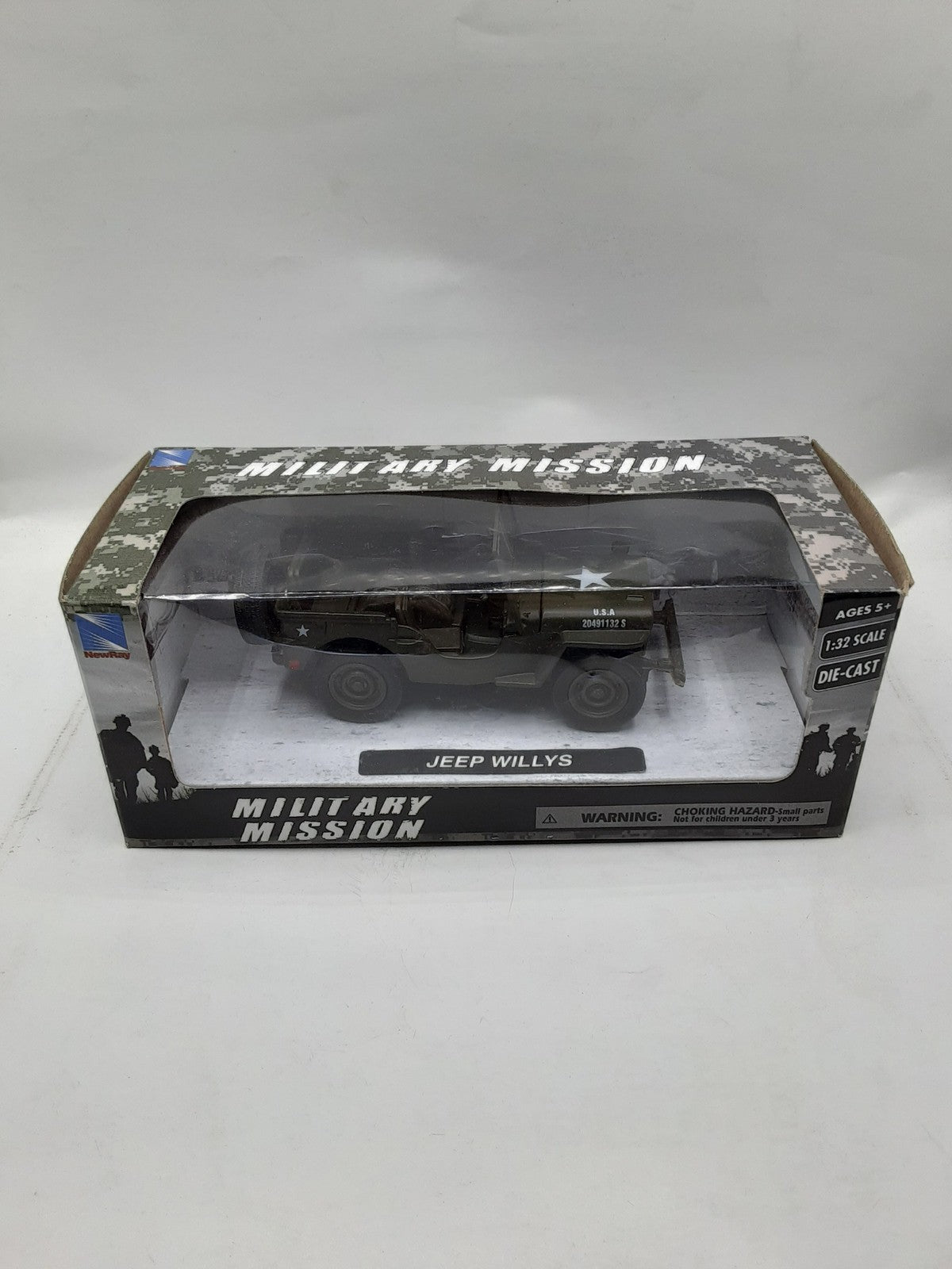 NewRay Die-Cast Military Mission Jeep Willys