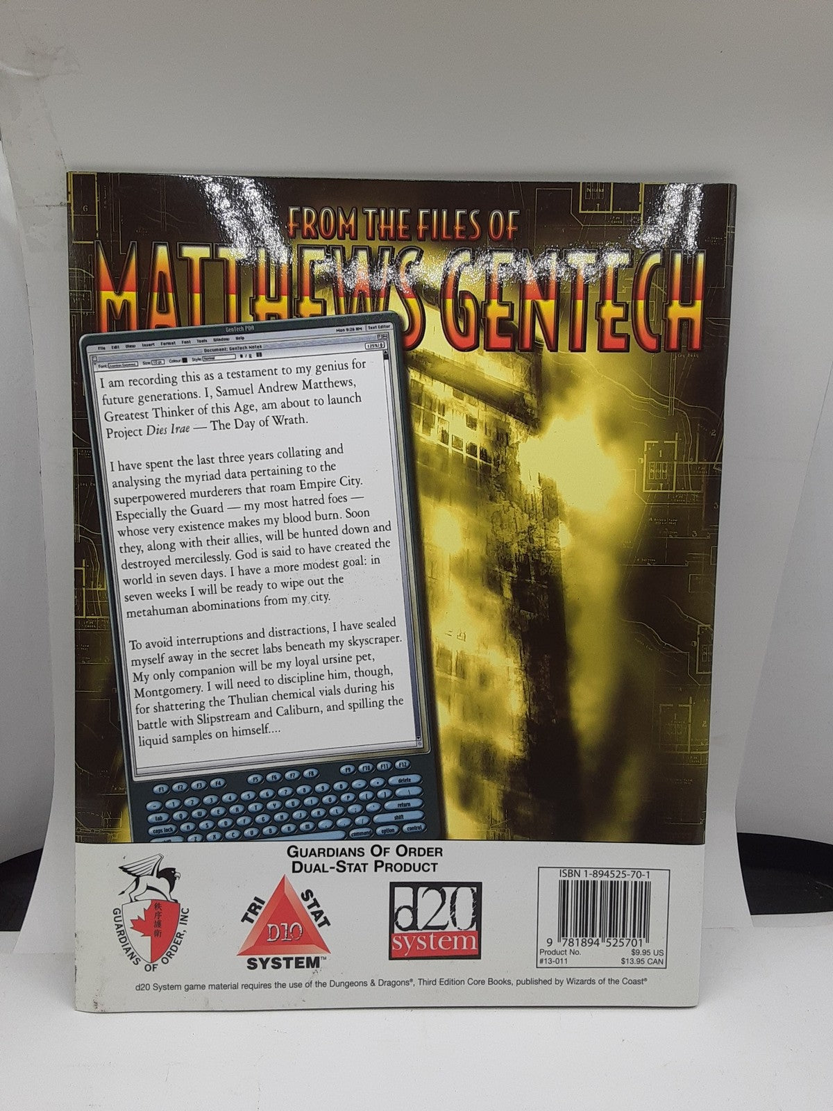 D20 System Tri Stat System Dio Silver Age Sentinels From The Files Of Matthews