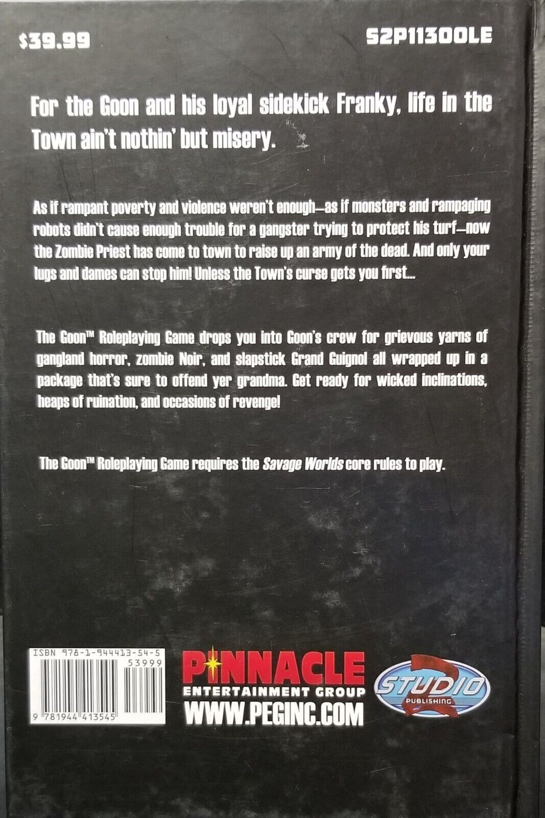 The Goon RPG The Roleplaying Game Book Hardcover NEW