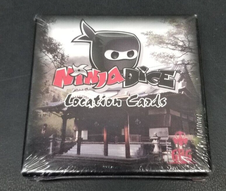 Ninja Dice Location Cards Expansion NEW SEALED