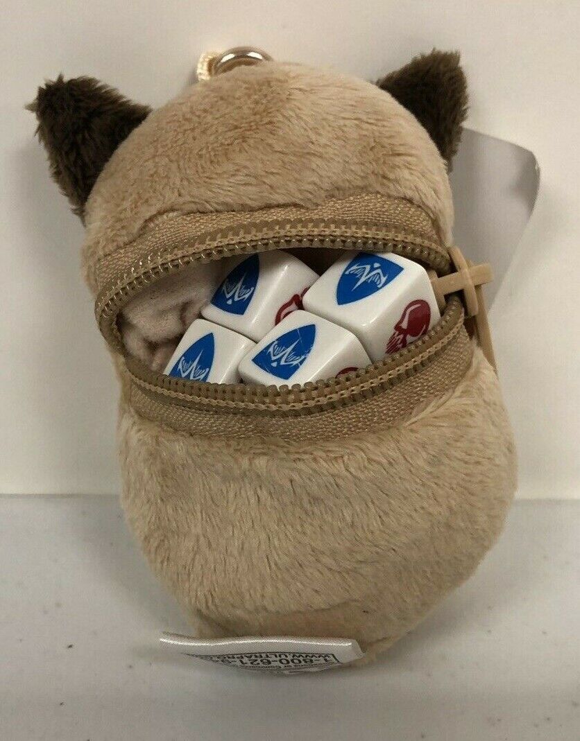 Grumpy Cat Gamers Pouch w/ Carabiner Clip Plush (Ultra Pro) NWT