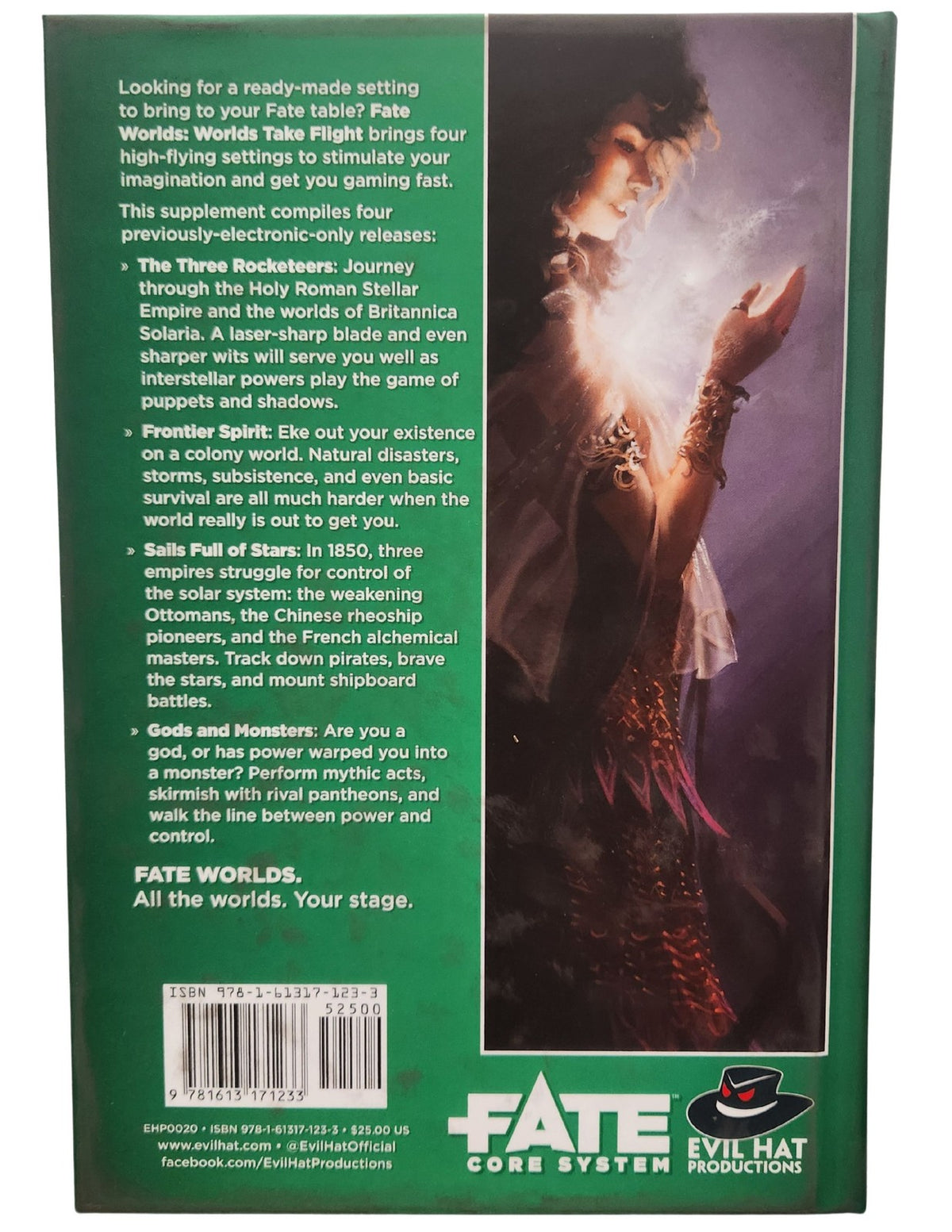 Fate Worlds: Worlds Take Flight RPG Expansion – Softcover Book for Fate Core
