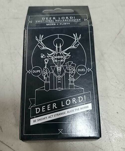 Deer Lord Emotional Roller Coaster Mean + Flirty Board Game Expansion NEW SEALED