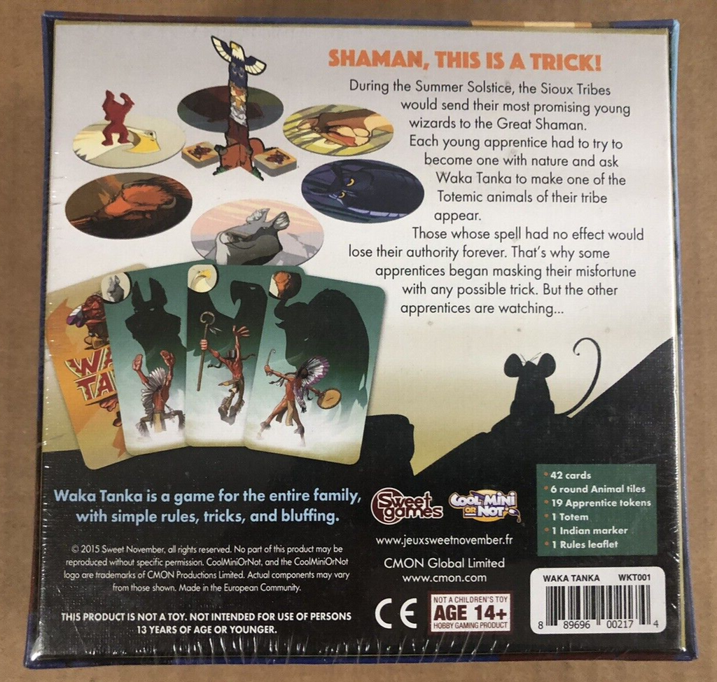 Waka Tanka Shaman, This is a Trick! Board Game CMON NEW SEALED