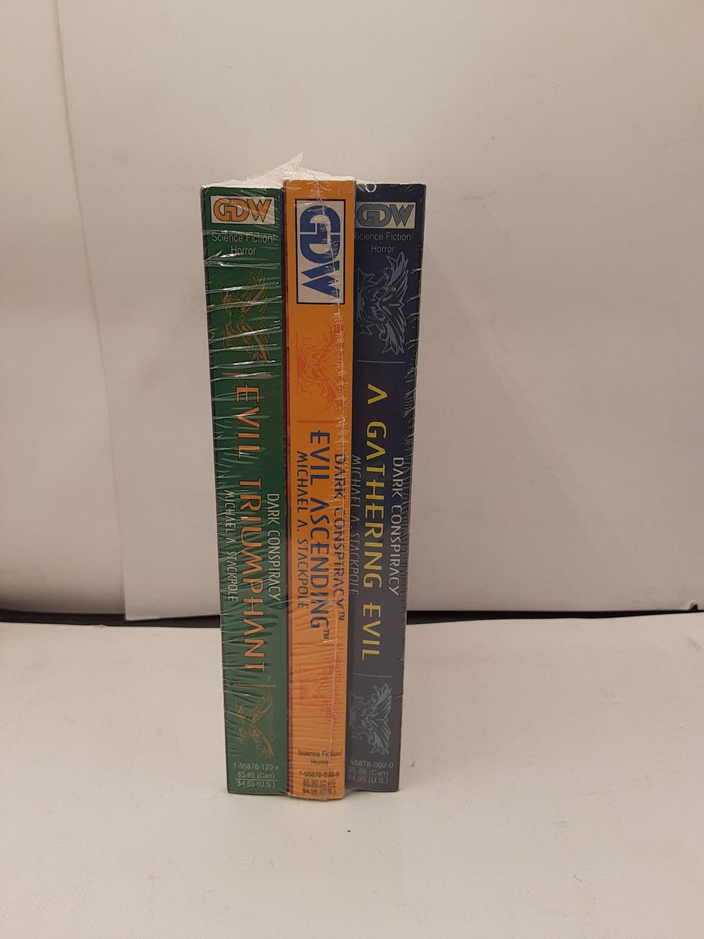 Dark Conspiracy - A Gathering Evil ,Evil Ascending, Evil Triumphant - 3 Book Set