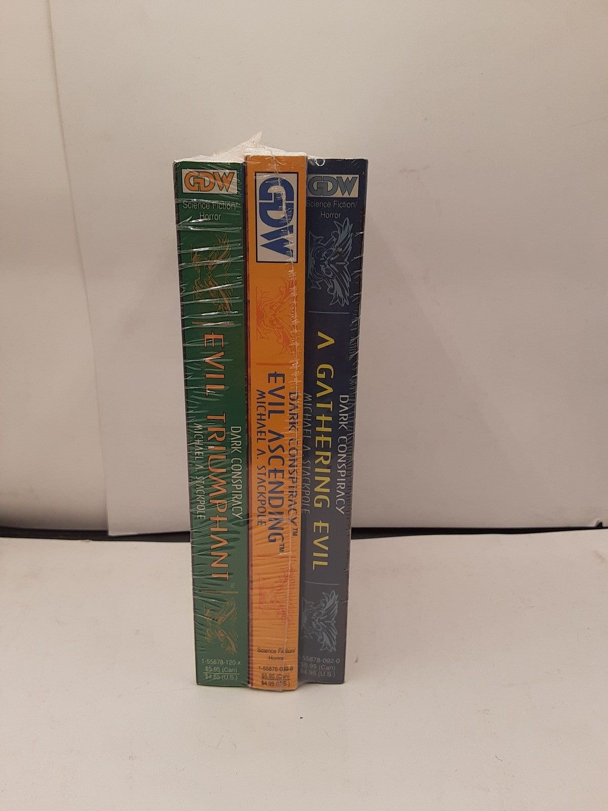 Dark Conspiracy - A Gathering Evil ,Evil Ascending, Evil Triumphant - 3 Book Set