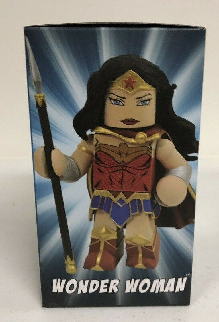 DC Wonder Woman + Superman Vinyl Figure (Diamond Select) Lot of 2 NIB